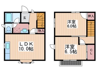 コーポホコトリ　Ａ棟の物件間取画像